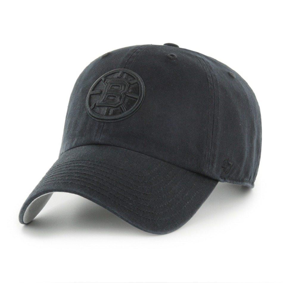 Boston Bruins čepice baseballová kšiltovka ´47 CLEAN UP No Loop Label - Boston Bruins kšiltovky, čepice, rukavice