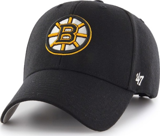 Boston Bruins čepice baseballová kšiltovka MVP logo black - Boston Bruins kšiltovky, čepice, rukavice