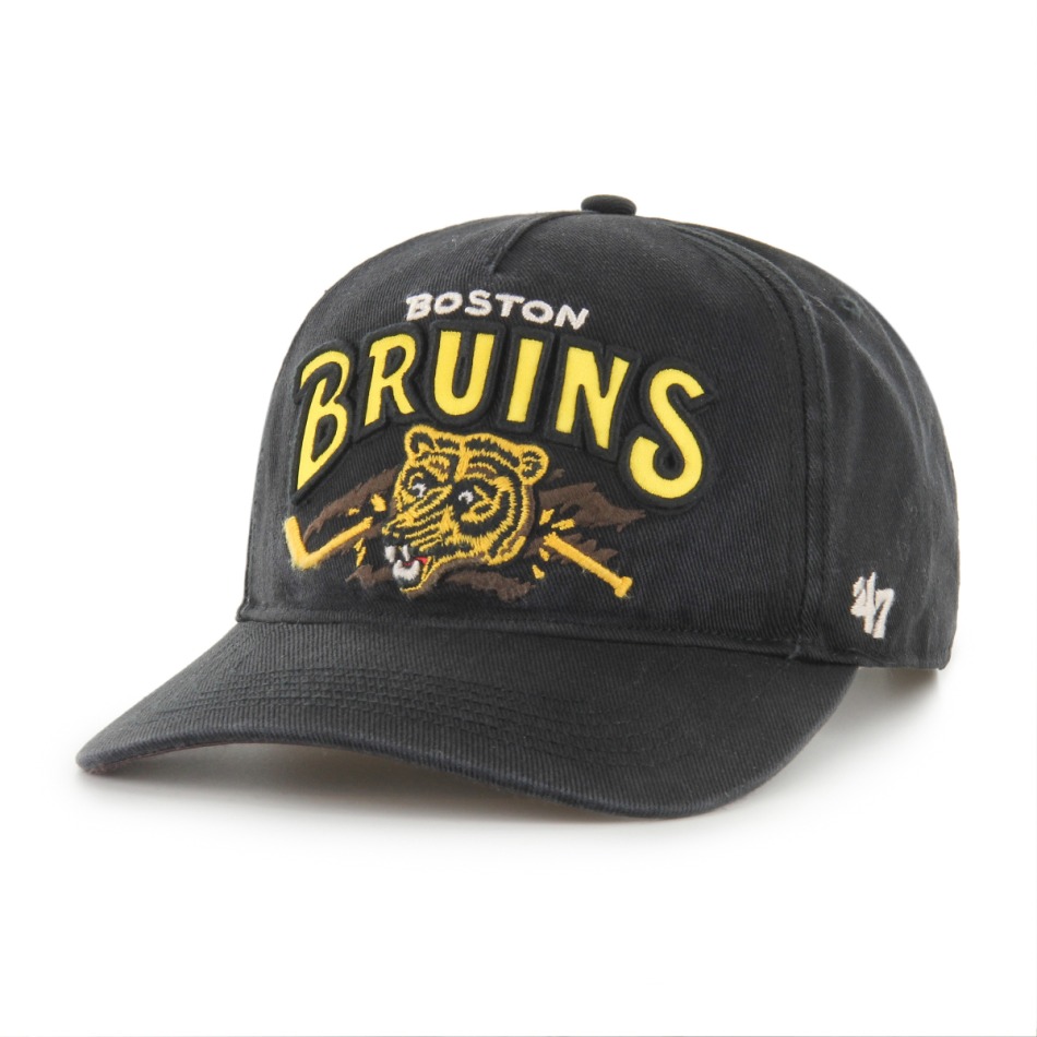 Boston Bruins čepice baseballová kšiltovka Charlton ’47 HITCH RF black