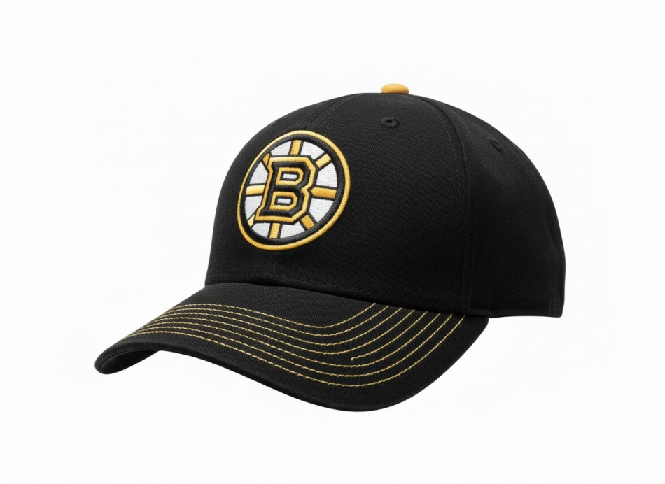 Boston Bruins čepice baseballová kšiltovka NHL Value Stitched Black/Yellow