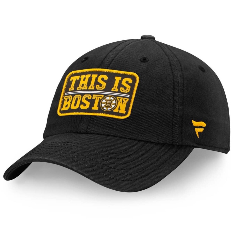 Boston Bruins čepice baseballová kšiltovka Hometown Adjustable black - Boston Bruins kšiltovky, čepice, rukavice