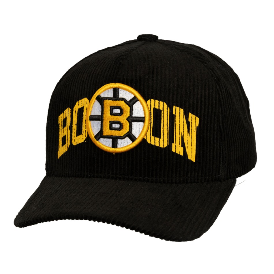 Boston Bruins čepice baseballová kšiltovka Arch Stamp Pro Snapback - Boston Bruins kšiltovky, čepice, rukavice