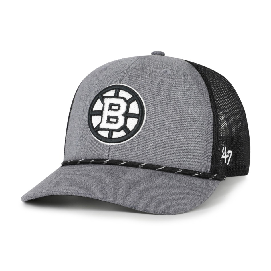 Boston Bruins čepice baseballová kšiltovka Carbon Rope 47 Trucker