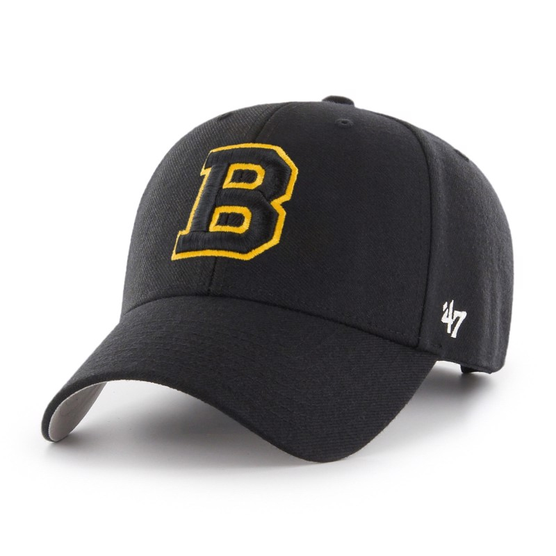 Boston Bruins čepice baseballová kšiltovka 47 MVP Vintage black B - Boston Bruins kšiltovky, čepice, rukavice