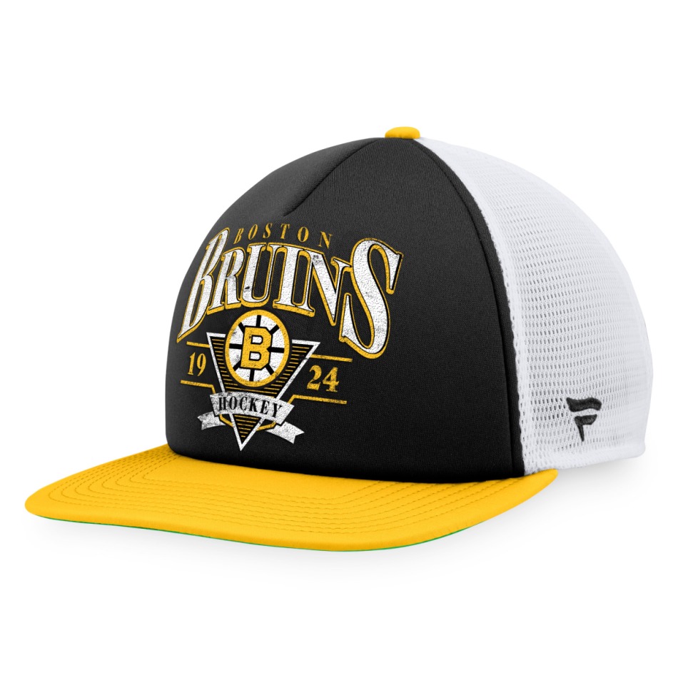 Boston Bruins čepice flat kšiltovka True Classic Foam Front Trucker - Boston Bruins kšiltovky, čepice, rukavice