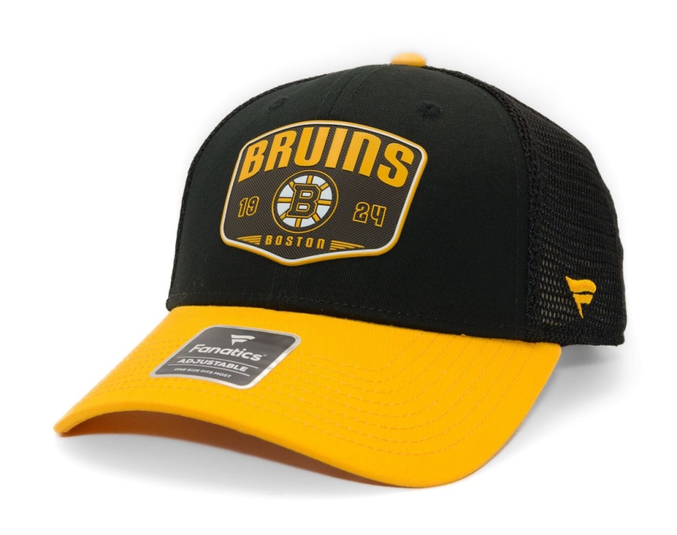 Boston Bruins čepice baseballová kšiltovka A/CAP Structured Adjustable Meshback - Boston Bruins kšiltovky, čepice, rukavice