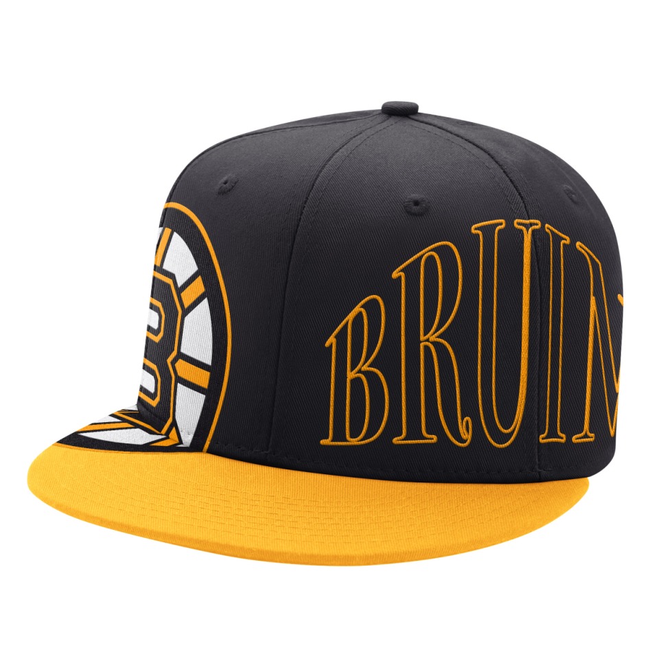 Boston Bruins čepice flat kšiltovka Big Fan - Boston Bruins kšiltovky, čepice, rukavice