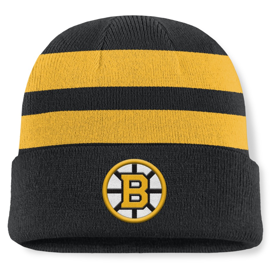 Boston Bruins zimní čepice Swipe Cuffed - Boston Bruins kšiltovky, čepice, rukavice