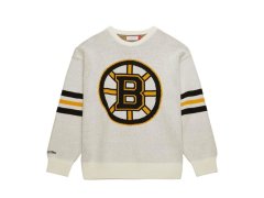 Boston Bruins pánská mikina Retro Helmet Sweater Current Logo