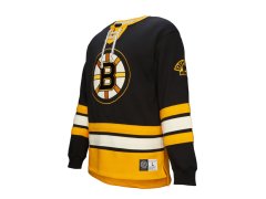 Boston Bruins pánská mikina Heritage Lace-Up Crew Vintage Logo