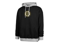 Boston Bruins pánská mikina s kapucí 47 Patch Drop Shoulder Hood black
