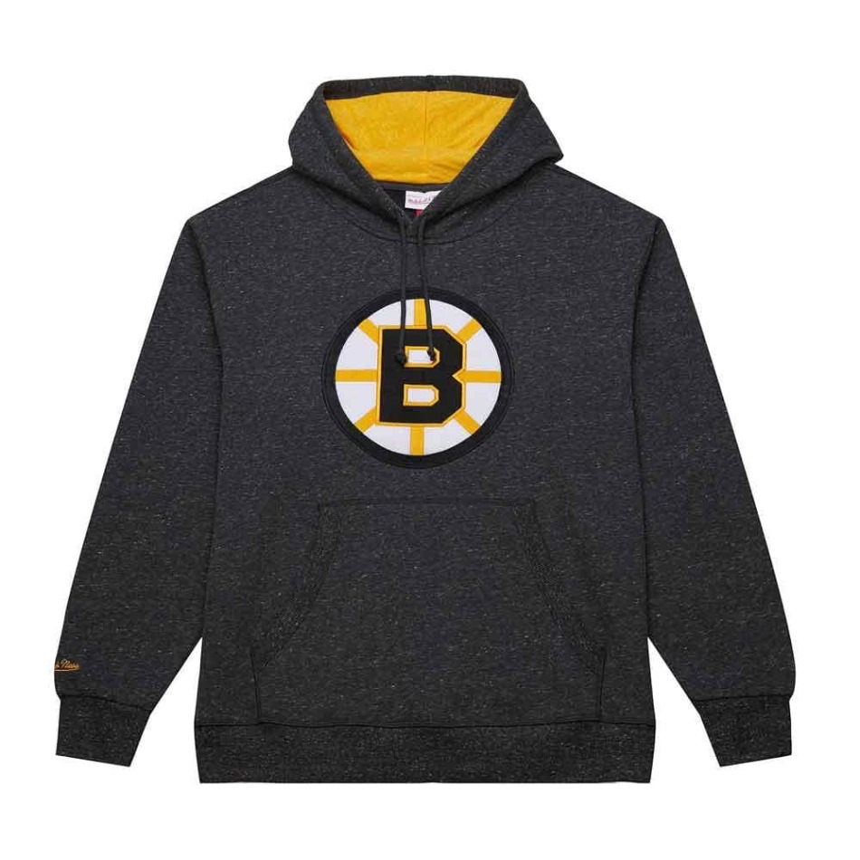 Boston Bruins pánská mikina s&nbsp;kapucí NHL Snow Washed Fleece - Boston Bruins mikiny, bundy, kalhoty