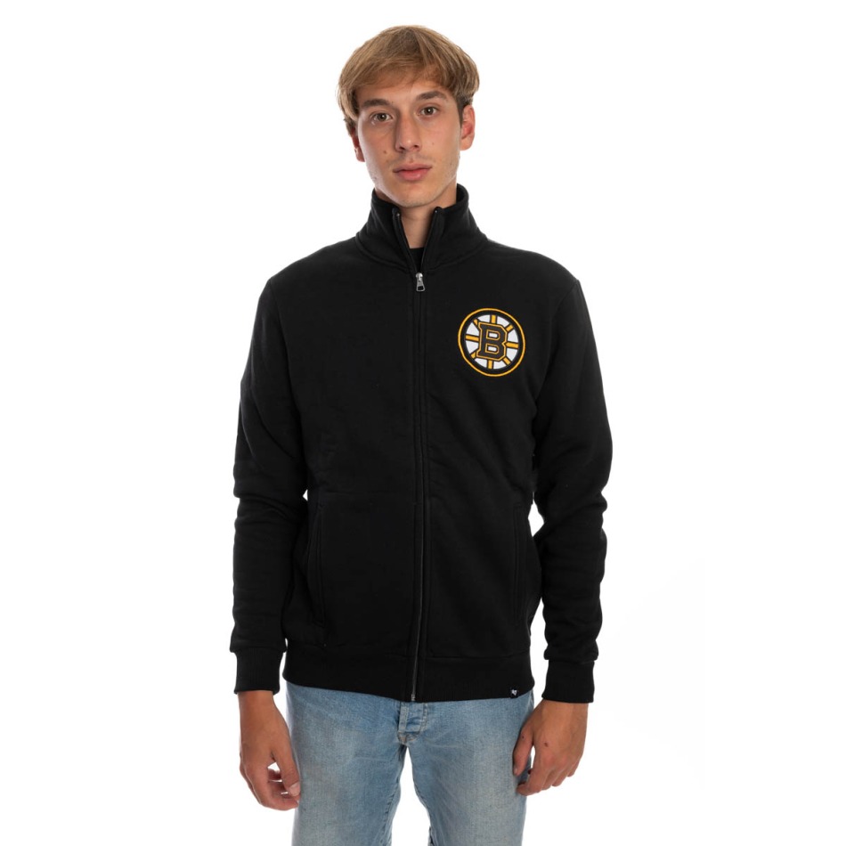 Boston Bruins pánská mikina Core 47 Islington Track Jacket Jet Black - Boston Bruins mikiny, bundy, kalhoty