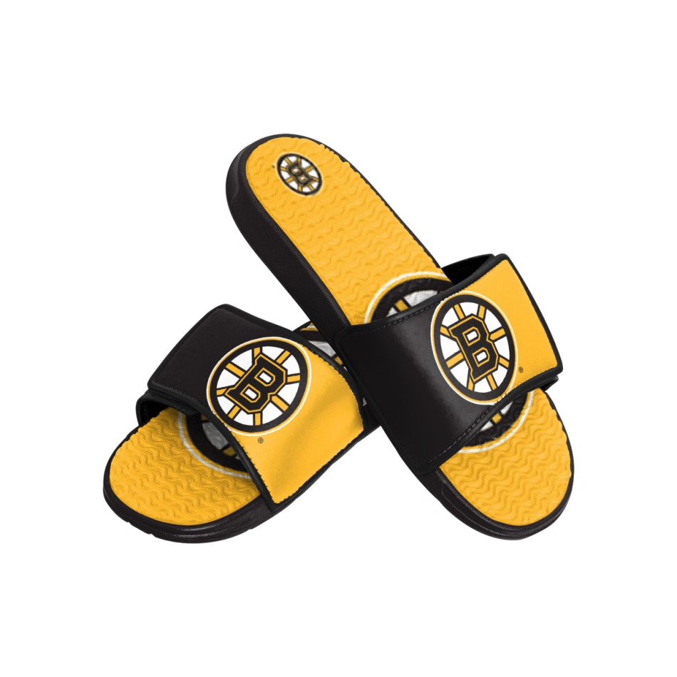 Boston Bruins pánské pantofle Colorblock Slipper