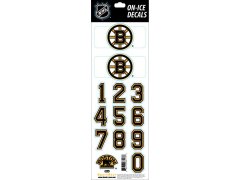 Boston Bruins samolepky na helmu Decals