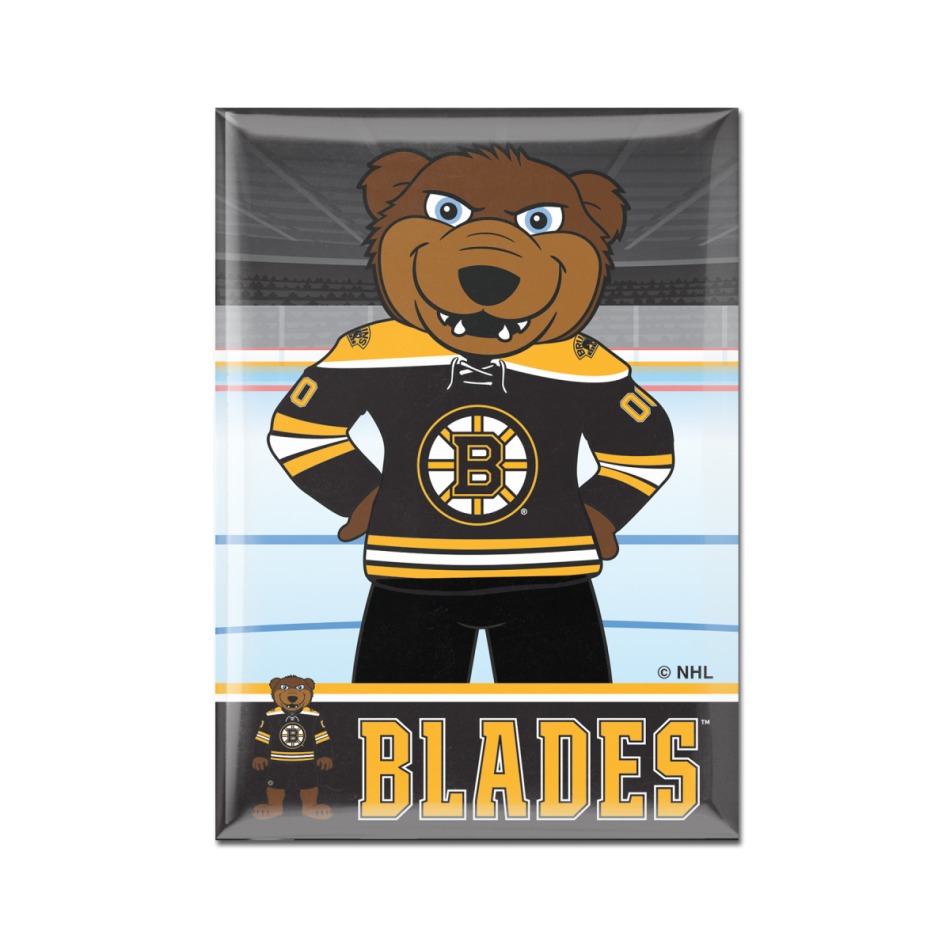Boston Bruins magnetka Metal Mascot - Boston Bruins ostatní suvenýry