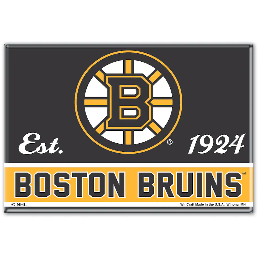 Boston Bruins magnetka logo - Boston Bruins ostatní suvenýry