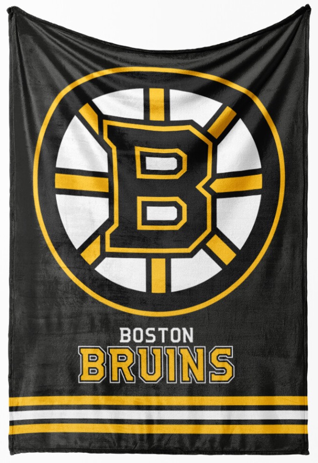 Boston Bruins fleecová deka Essential 150x200 cm - Boston Bruins povlečení, ručníky, deky