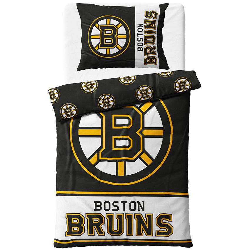 Boston Bruins povlečení na jednu postel Coral - Boston Bruins povlečení, ručníky, deky