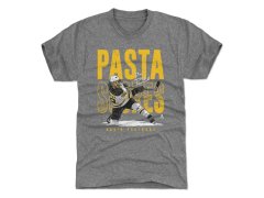 Boston Bruins pánské tričko David Pastrnak #88 Pasta Scores WHT 500 Level Grey