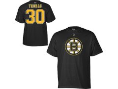 Boston Bruins pánské tričko #30 Tim Thomas black