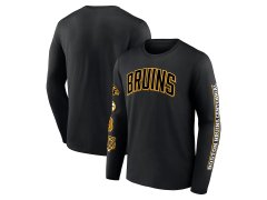 Boston Bruins pánské tričko s dlouhým rukávem Centennial black
