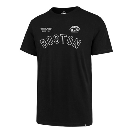 Boston Bruins pánské tričko Front 2 Back ’47 SPLITTER Tee - Boston Bruins trička, polo trička, košile