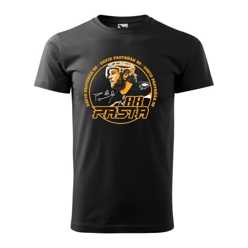 Boston Bruins pánské tričko David Pastrňák #88 Exclusive Collection - Boston Bruins trička, polo trička, košile