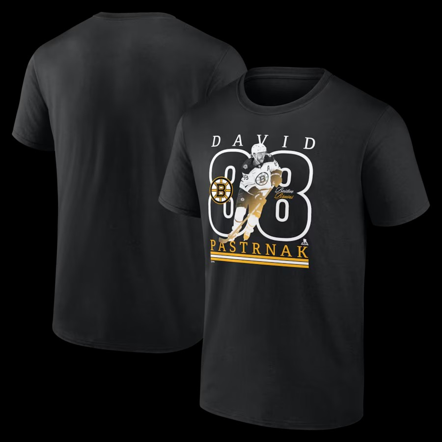 Boston Bruins pánské tričko Player Show T-Shirt - Black - Boston Bruins trička, polo trička, košile