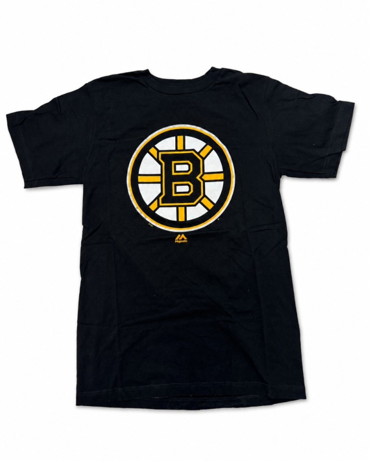 Boston Bruins pánské tričko NHL Majestic Silver Circle