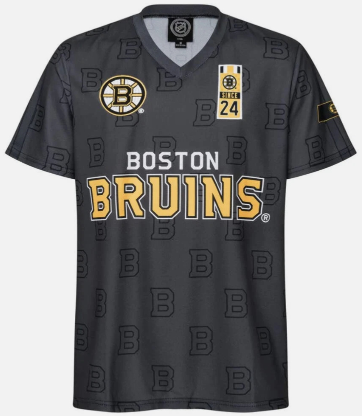 Boston Bruins pánské tričko NHL Soccer Style Jersey - Boston Bruins trička, polo trička, košile