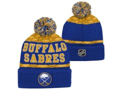 Buffalo Sabres dětská zimní čepice Puck Pattern Cuffed Pom