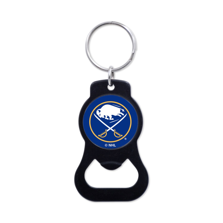 Buffalo Sabres přívěšek s&nbsp;otvírakem Black Ring - Buffalo Sabres klíčenky, náramky, šperky