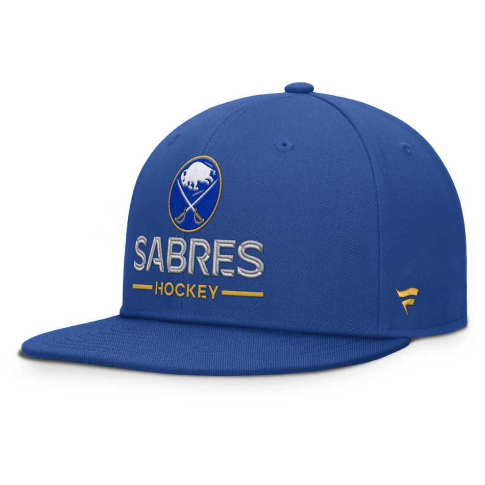 Buffalo Sabres čepice flat kšiltovka Authentic Pro A/Cap Flat Brim Square Visor Structured Adjustable - Buffalo Sabres kšiltovky, čepice, rukavice
