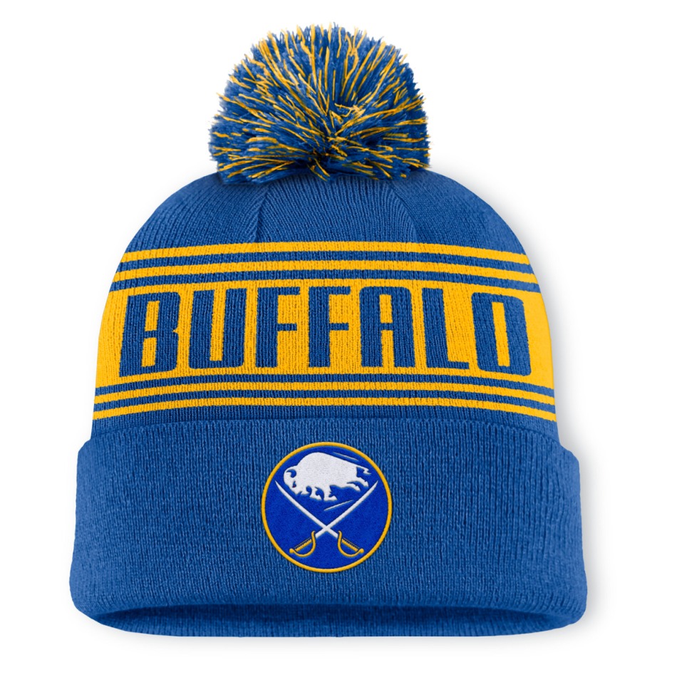 Buffalo Sabres zimní čepice A/CAP Beanie Cuff W/Pom - Buffalo Sabres kšiltovky, čepice, rukavice