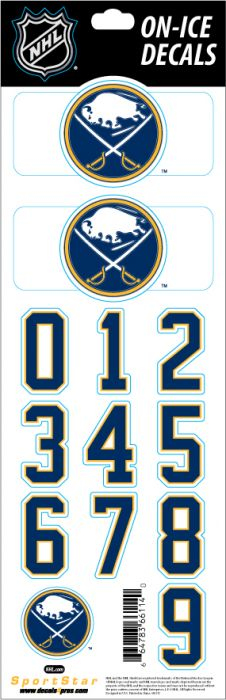 Buffalo Sabres samolepky na helmu Decals - Buffalo Sabres ostatní suvenýry