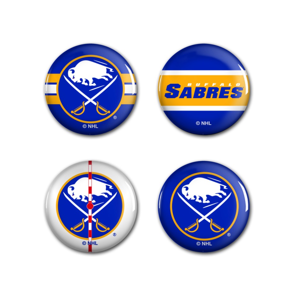Buffalo Sabres placka Button 4 Pack - Buffalo Sabres ostatní suvenýry