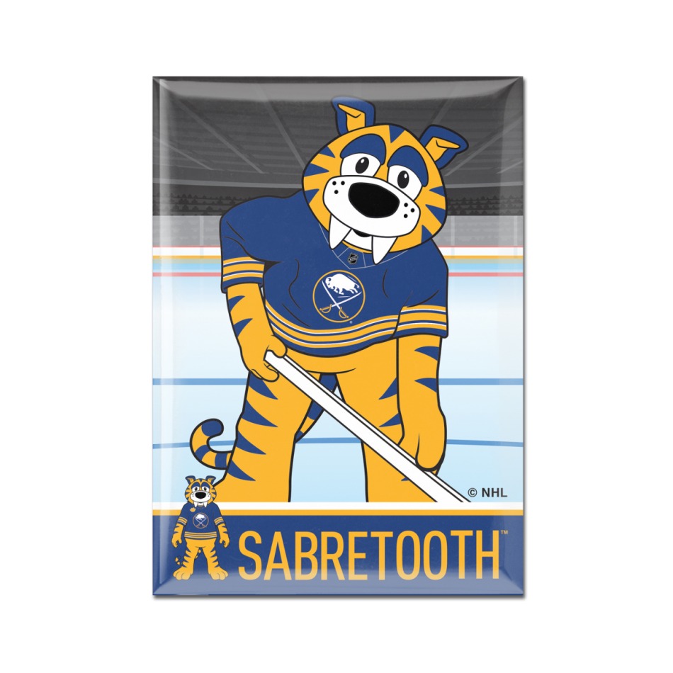 Buffalo Sabres magnetka Metal Mascot - Buffalo Sabres ostatní suvenýry