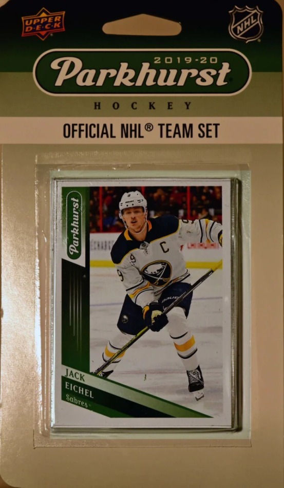 Buffalo Sabres hokejové karty NHL 2019-20 Upper Deck Parkhurst Official Team Set - Buffalo Sabres ostatní suvenýry