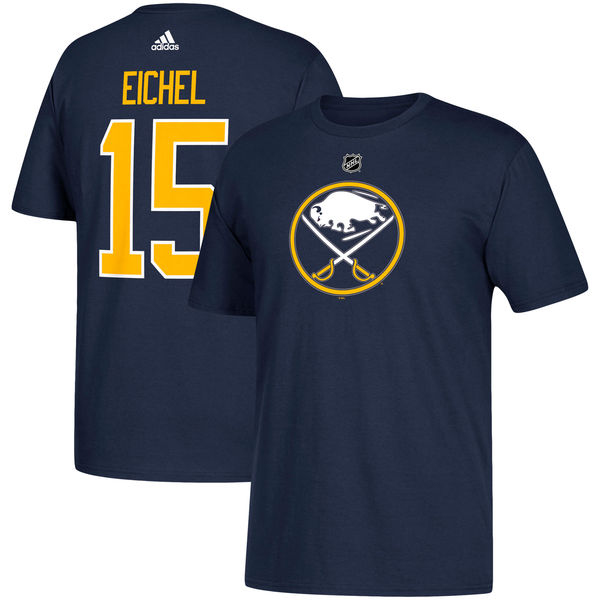 Buffalo Sabres pánské tričko navy #15 Jack Eichel - Buffalo Sabres trička, polo trička, košile