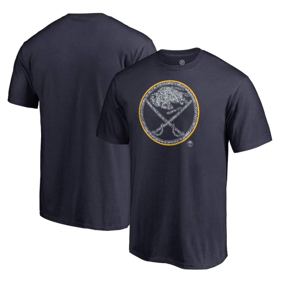 Pánské tričko Buffalo Sabres NHL Static Logo T-Shirt - Navy