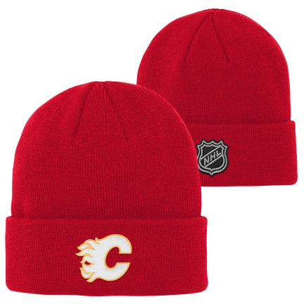 Calgary Flames dětská zimní čepice Cuffed Knit - Calgary Flames dětské oblečení