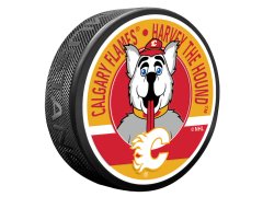 Calgary Flames puk Harvey Mascot Textured