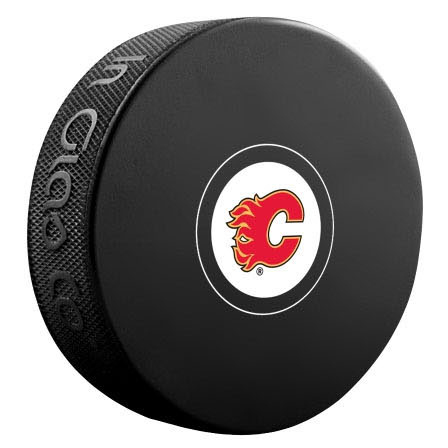Calgary Flames podpisový puk Autograph - Calgary Flames hokejové vybavení