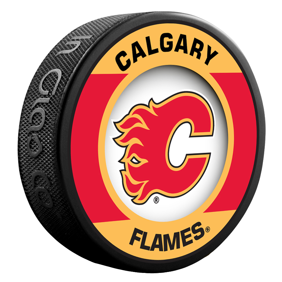 Calgary Flames puk Retro - Calgary Flames hokejové vybavení