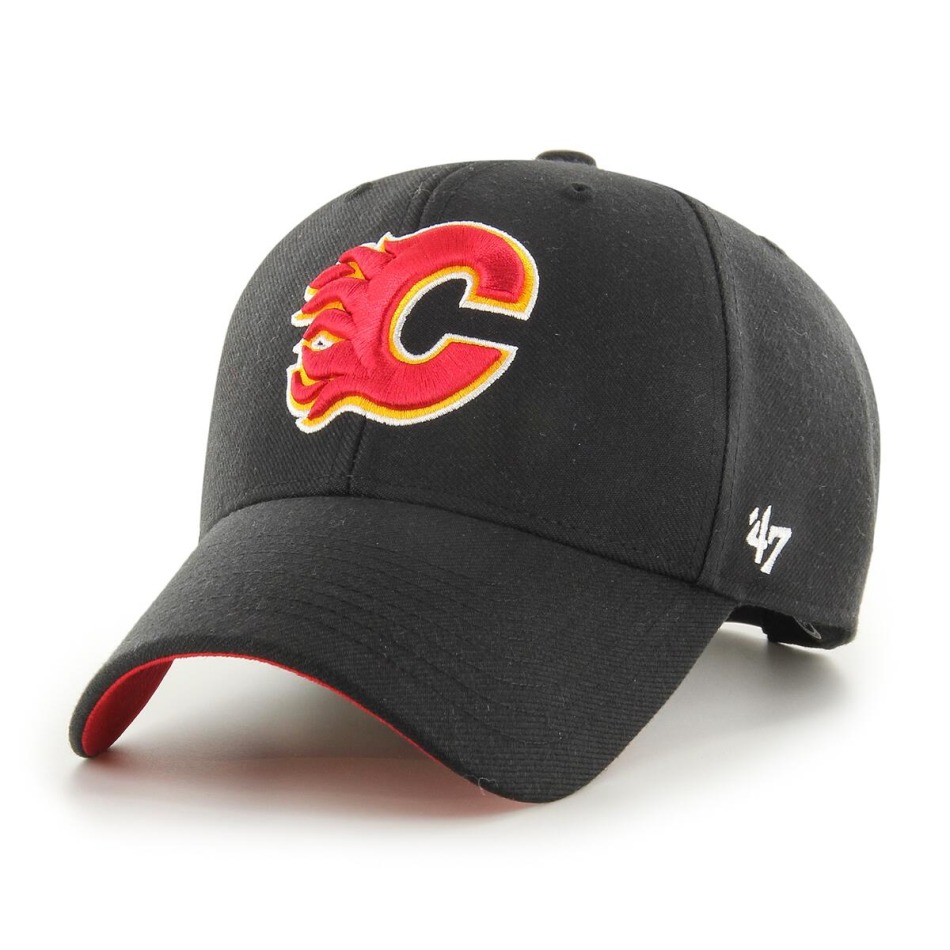 Calgary Flames čepice baseballová kšiltovka Ballpark Snap 47 MVP Black - Calgary Flames kšiltovky, čepice, rukavice