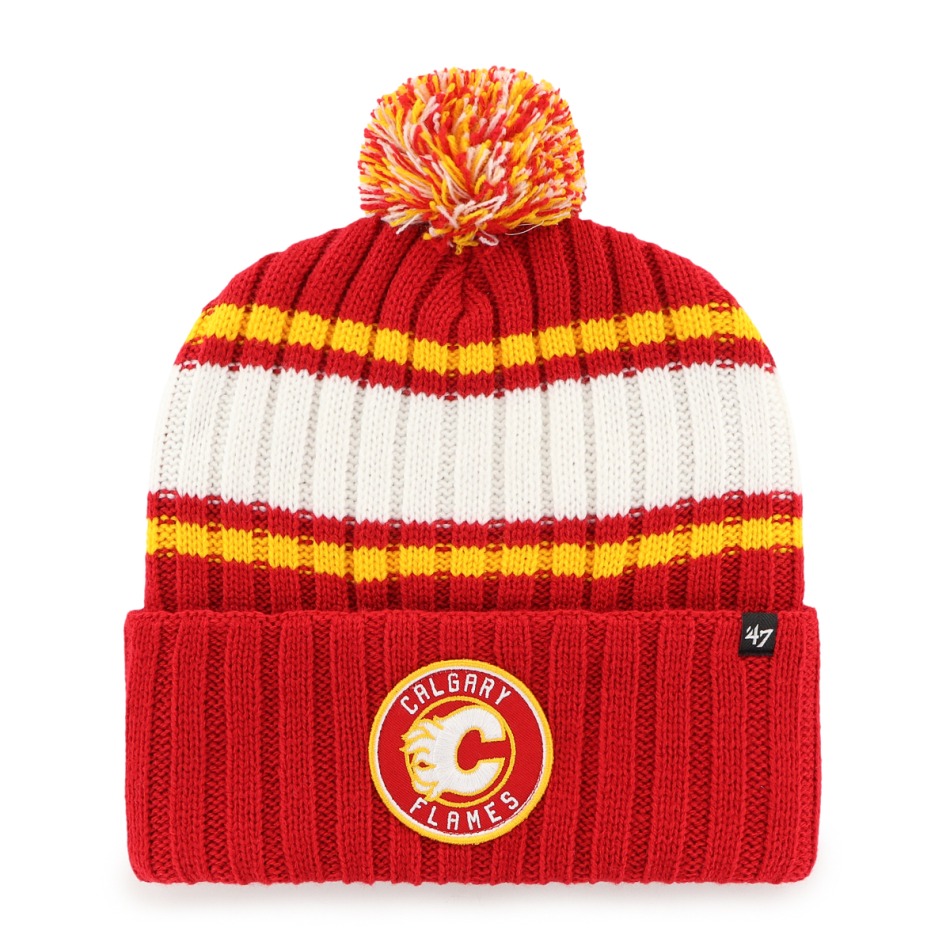 Calgary Flames zimní čepice Plateau ’47 Cuff Knit - Calgary Flames kšiltovky, čepice, rukavice