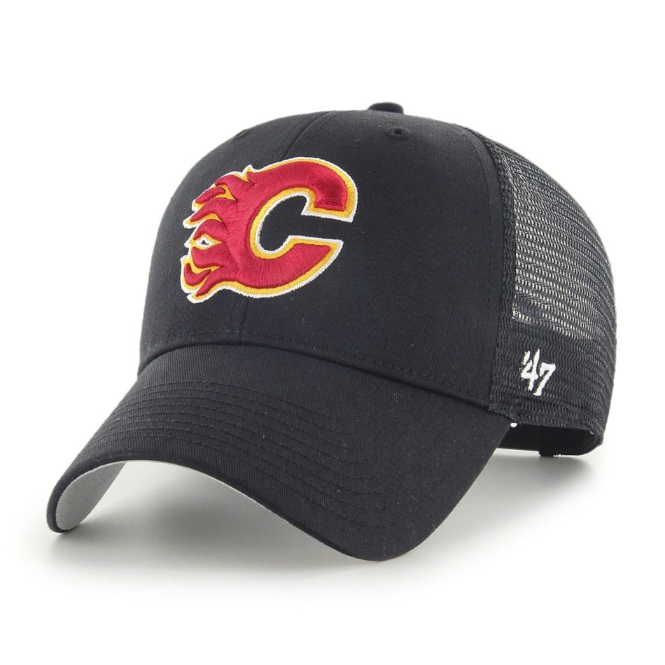 Calgary Flames čepice baseballová kšiltovka Branson 47 MVP black - Calgary Flames kšiltovky, čepice, rukavice