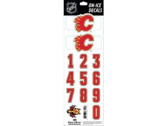 Calgary Flames samolepky na helmu Decals