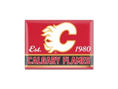 Calgary Flames magnetka red 1980